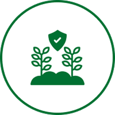 Plants with shield icon