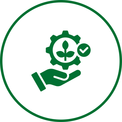 Green innovation emblem